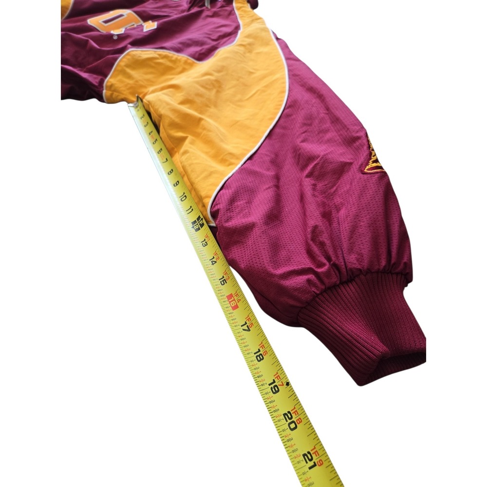 Majestic USC Trojans Bomber Jacket Mens XL Cardinal Gold Full Zip NCAA Vintage - Picture 5 of 16